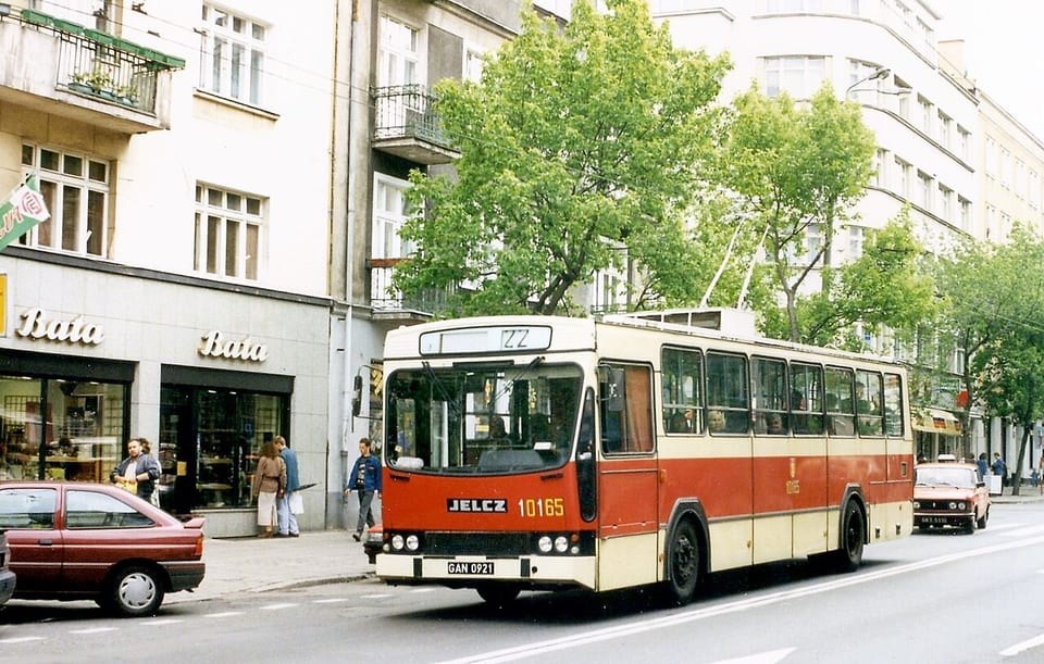 Trolejbus Jelcz 120ME w Gdyni, 1995
