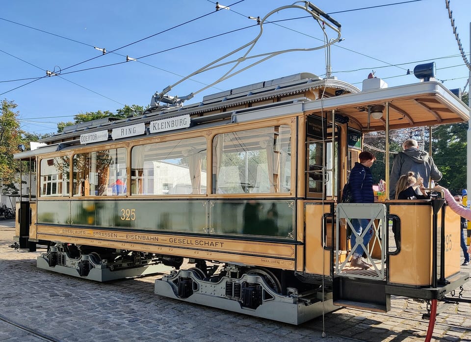 Odbudowany wagon Falkenried Maximum z 1902 roku